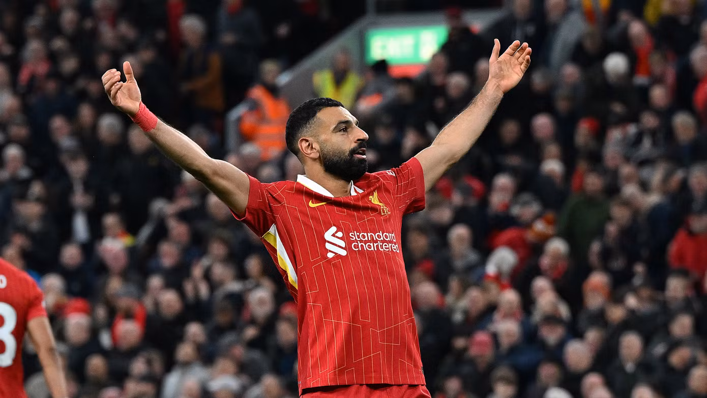 Salah ấn định chiến thắng cho Liverpool.