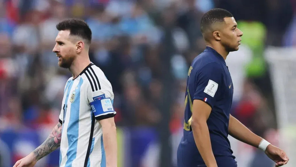 Mbappe và Messi từng đối đầu tại trận chung kết World Cup.