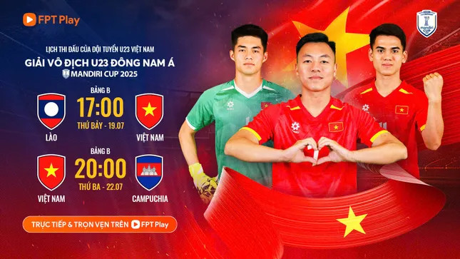 Lịch thi đấu của U23 Việt Nam tại Giải Vô địch U23 Đông Nam Á 2025.