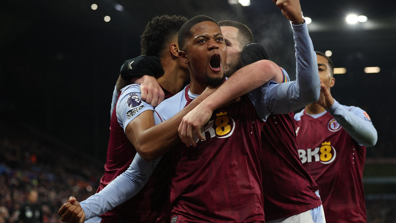 Leon Bailey sắm vai người hùng, ghi bàn duy nhất giúp Aston Villa vượt qua Man City.