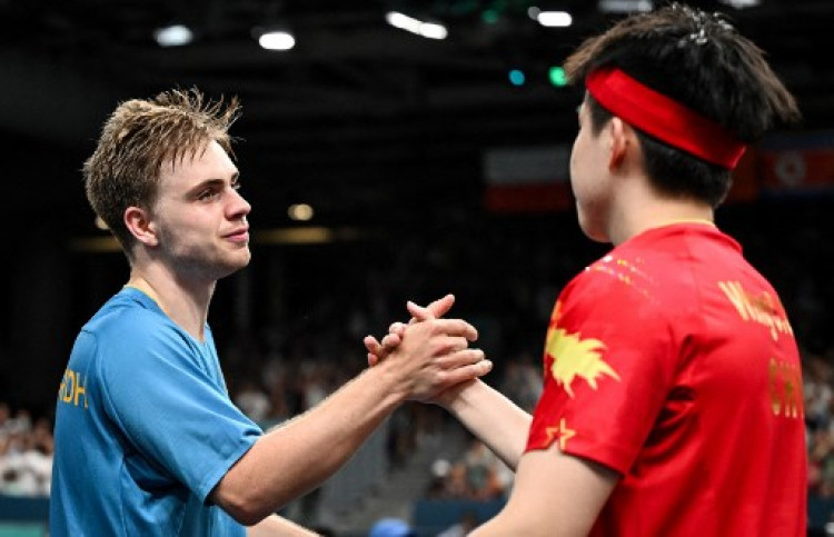 Truls Moregardh (bên trái) tạo nên một trong những cú sốc lớn nhất tại Olympic Paris 2024. Truls Moregardh (bên trái) tạo nên một trong những cú sốc lớn nhất tại Olympic Paris 2024.