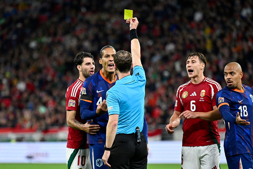 Hungary gây ra nhiều khó khăn cho Hà Lan trong trận đấu vào tháng 10/2024.