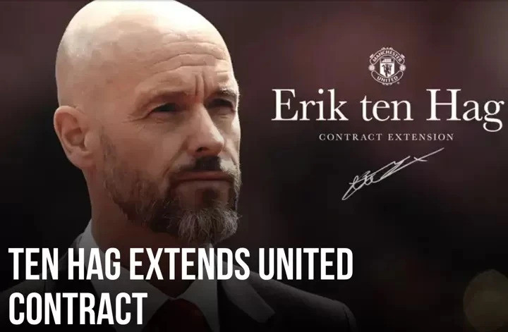 HLV Erik Ten Hag sẽ gắn bó với Man United đến hết mùa giải 2025/2026.