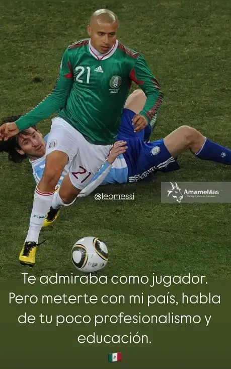 Cựu cầu thủ Mexico, Adolfo Bautista chỉ trích Messi. Cựu cầu thủ Mexico, Adolfo Bautista chỉ trích Messi.