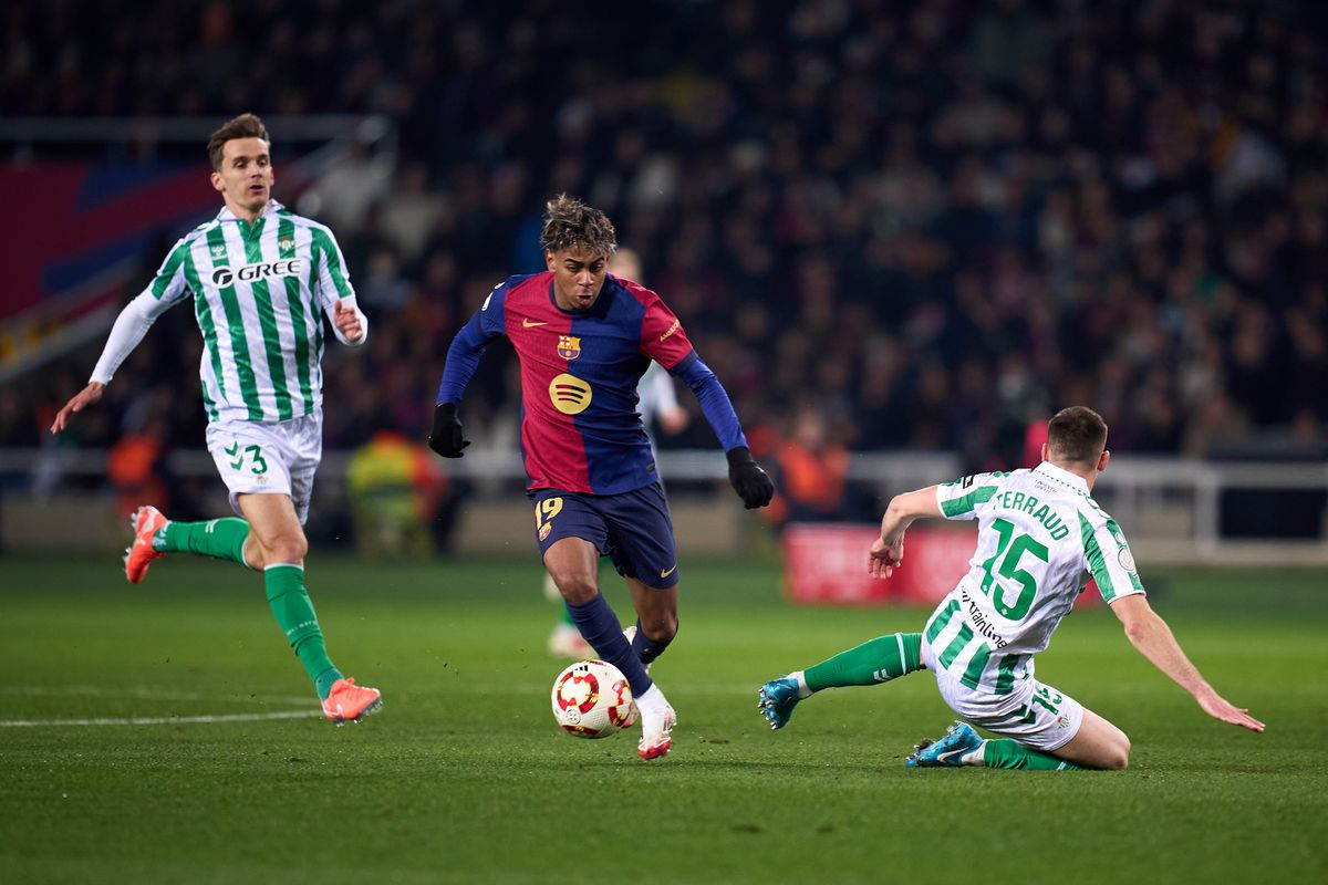 Barcelona hủy diệt Real Betis 5-1 trong lần đối đầu gần nhất.
