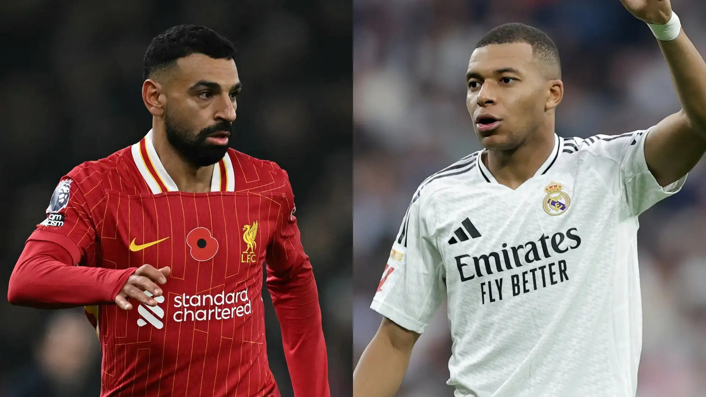 Cuộc đối đầu đáng chú ý giữa Salah và Mbappe. Cuộc đối đầu đáng chú ý giữa Salah và Mbappe.