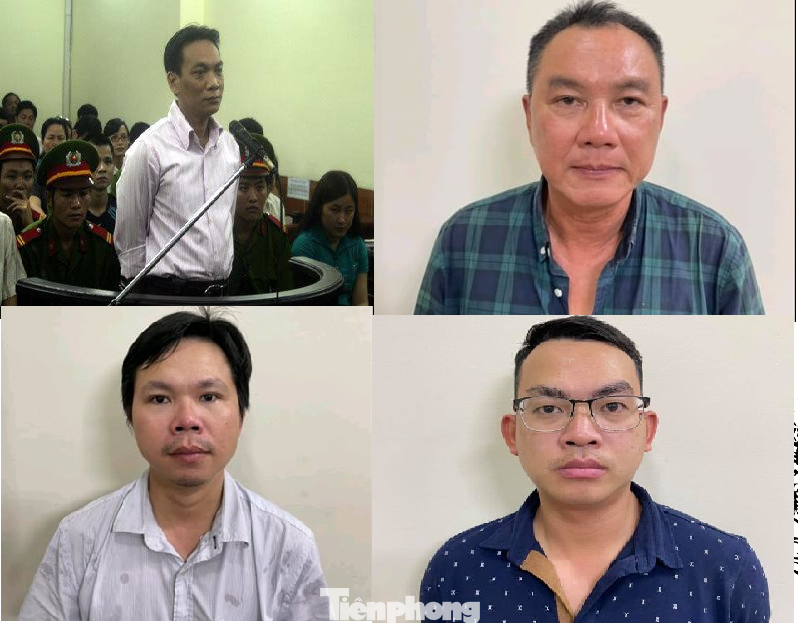 4 bị can vừa bị bắt theo thứ tự: Nguyễn Đại Dương; Nguyễn Quốc Hùng; Phạm Hữu Hiền và Hồ Hoàng Nam