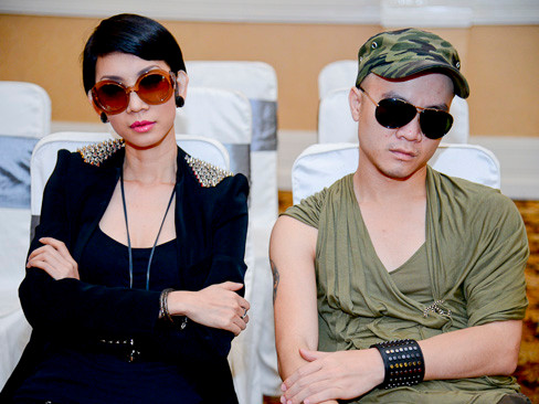 Xuân Lan và Đỗ Mạnh Cường xuất hiện lạnh lùng trong buổi 'casting'. Xuân Lan và Đỗ Mạnh Cường xuất hiện lạnh lùng trong buổi 'casting'