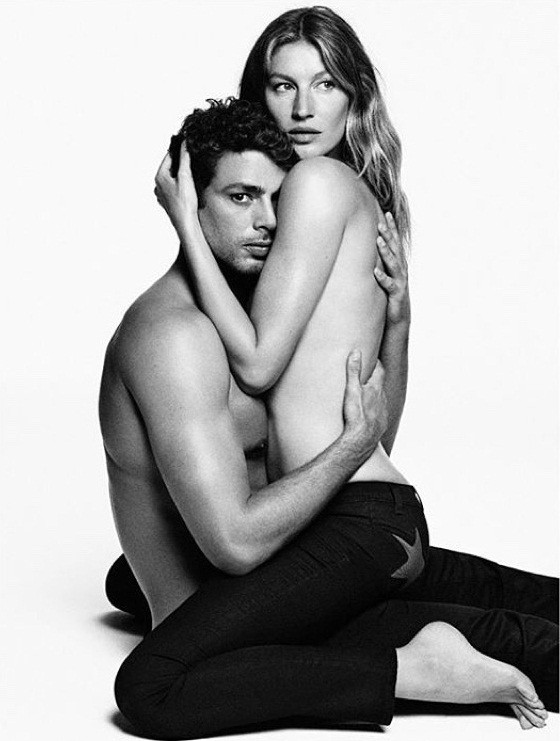 Gisele Bundchen táo bạo bán nude tình tứ bên trai lạ ảnh 2