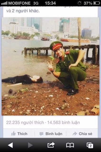 Bức ảnh gây xôn xao dư luận thực chất là một cảnh trong phim
