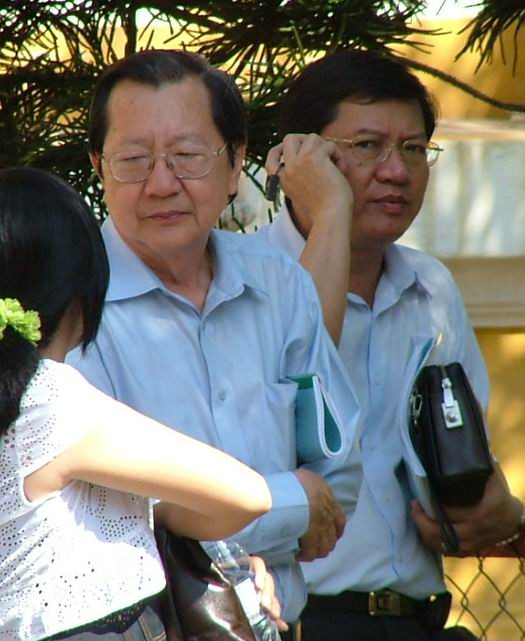 Lư Tuấn Nhơn và Wu Chun Te. Ảnh: Hữu Vinh.