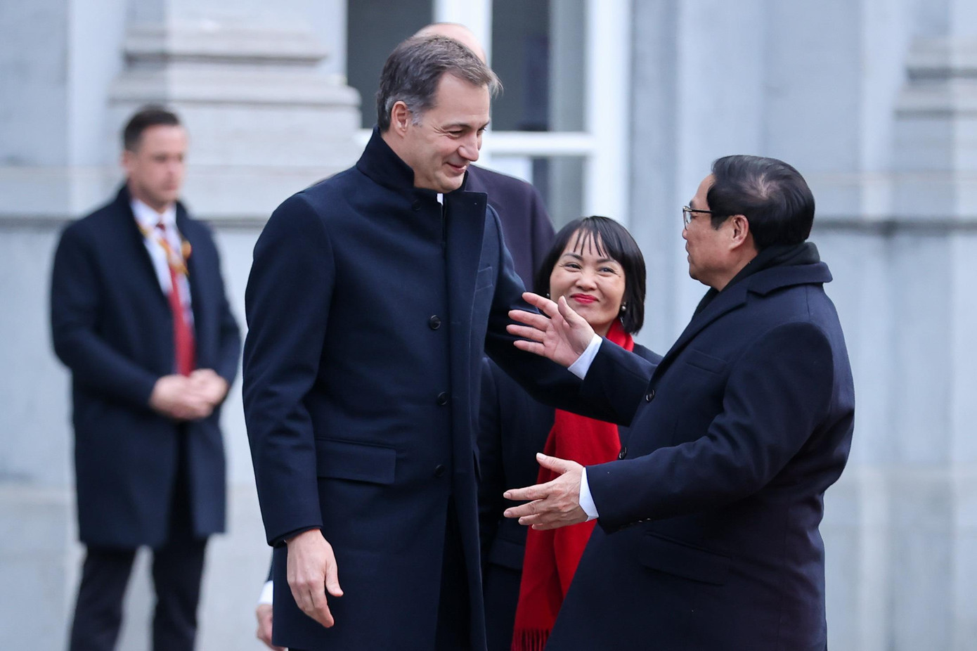 Thủ tướng Bỉ đón Thủ tướng Phạm Minh Chính Thủ tướng Bỉ đón Thủ tướng Phạm Minh Chính