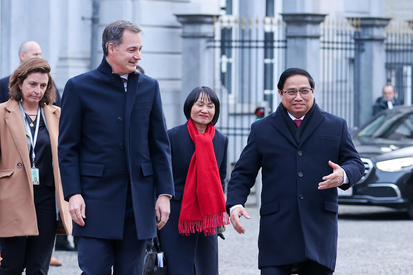 Thủ tướng Alexander De Croo đánh giá cao những nỗ lực của Việt Nam trong chuyển đổi nghề cá bền vững, sẽ chuyển đề nghị đến EC để xem xét gỡ “thẻ vàng” cho Việt Nam. Thủ tướng Alexander De Croo đánh giá cao những nỗ lực của Việt Nam trong chuyển đổi nghề cá bền vững, sẽ chuyển đề nghị đến EC để xem xét gỡ “thẻ vàng” cho Việt Nam.