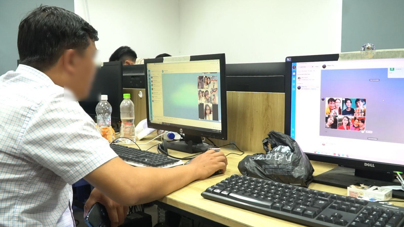 Lực lượng chức năng phát hiện các đối tượng có hành vi cắt ghép hình ảnh, vu khống, bôi nhọ danh dự của "con nợ".