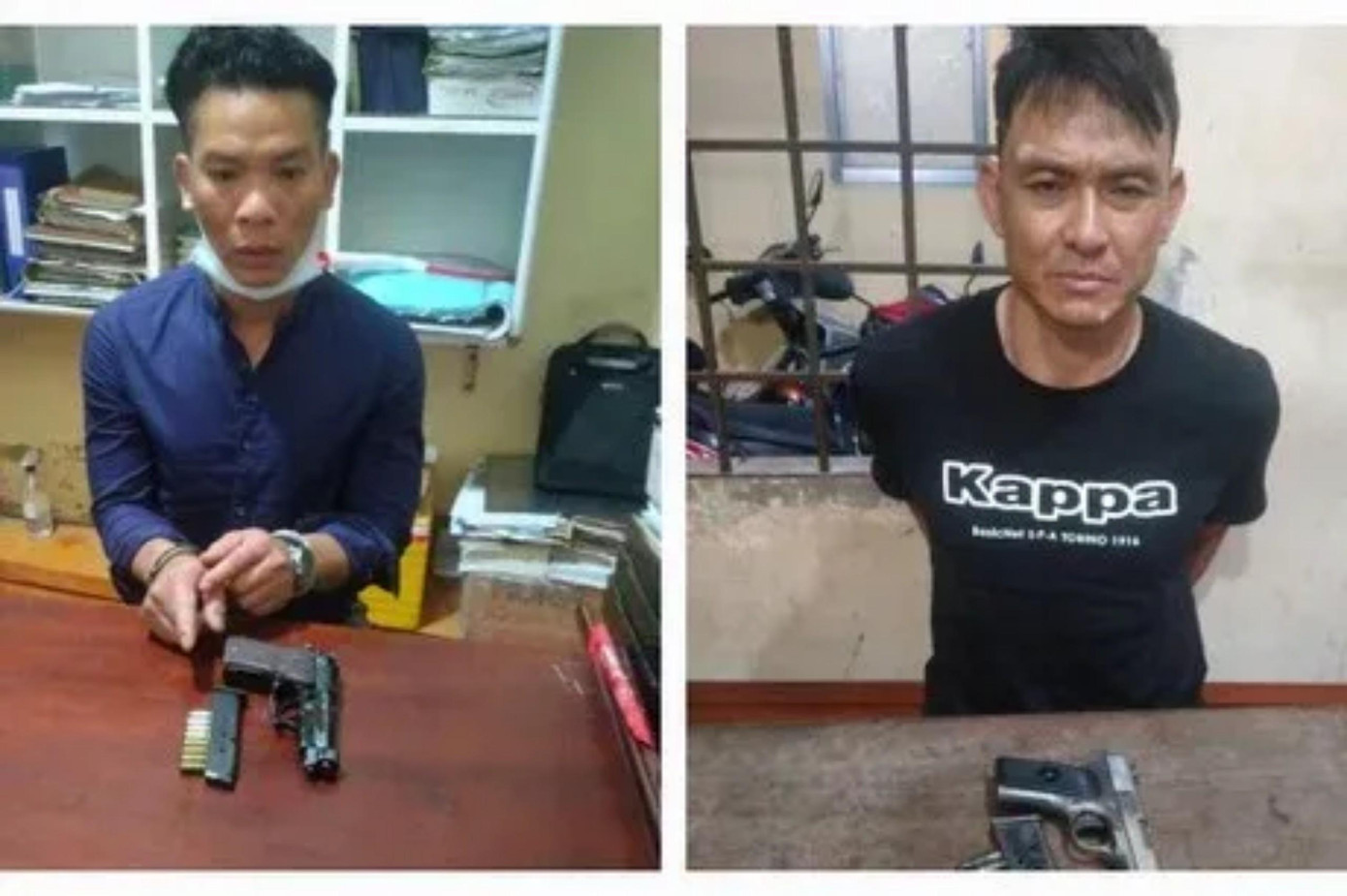 Hai đối tượng trong băng nhóm bị bắt giữ. Hai đối tượng trong băng nhóm bị bắt giữ.