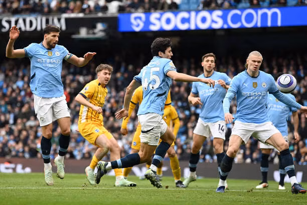 Brighton buộc Man City chia điểm trên sân nhà ảnh 8 Brighton buộc Man City chia điểm trên sân nhà ảnh 8