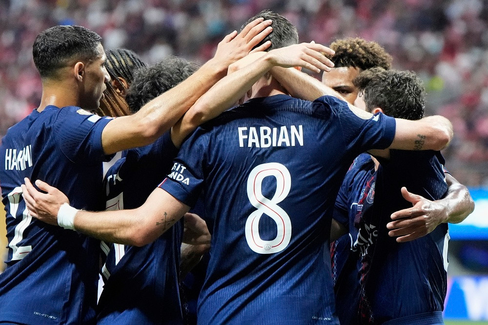 PSG quá mạnh so với Inter Miami. Ảnh: AP