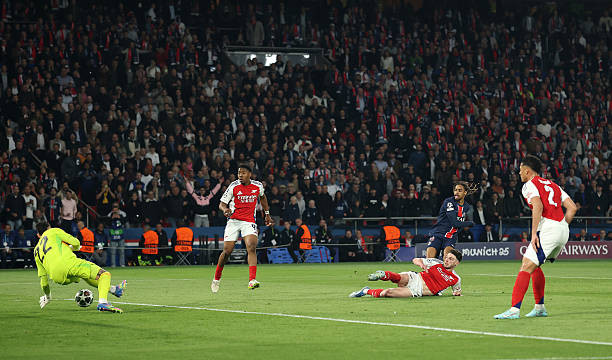 Thiếu bản lĩnh, Arsenal ngậm ngùi nhìn PSG vào chung kết Cúp C1 châu Âu 2025 ảnh 13 Thiếu bản lĩnh, Arsenal ngậm ngùi nhìn PSG vào chung kết Cúp C1 châu Âu 2025 ảnh 13