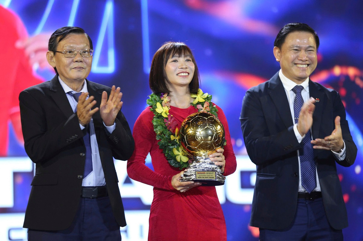 Trần Thị Thùy Trang lần đầu tiên giành Quả bóng vàng nữ Việt Nam