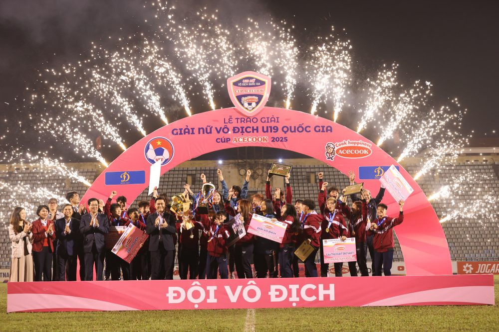 Phong Phú Hà Nam vô địch U19 nữ Quốc gia 2025.