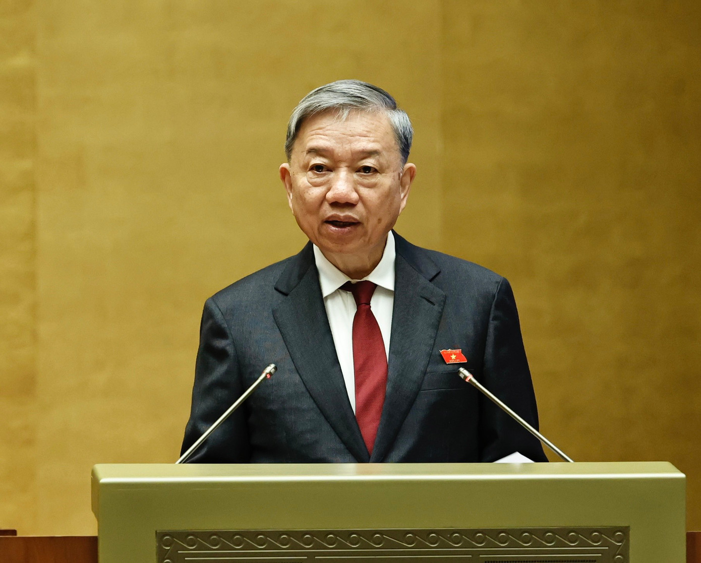 Đại tướng Tô Lâm - Bộ trưởng Bộ Công an. (Ảnh: Như Ý)