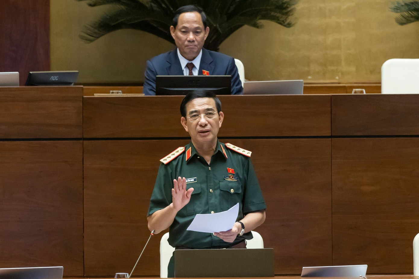 Đại tướng Phan Văn Giang - Bộ trưởng Quốc phòng. (Ảnh: Trọng Hải) Đại tướng Phan Văn Giang - Bộ trưởng Quốc phòng. (Ảnh: Trọng Hải)