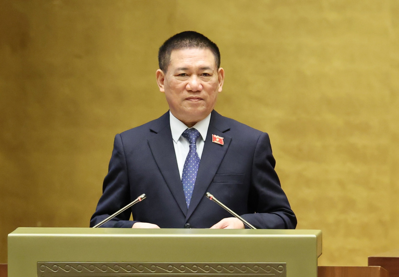 Bộ trưởng Tài chính Hồ Đức Phớc. (Ảnh: Như Ý)