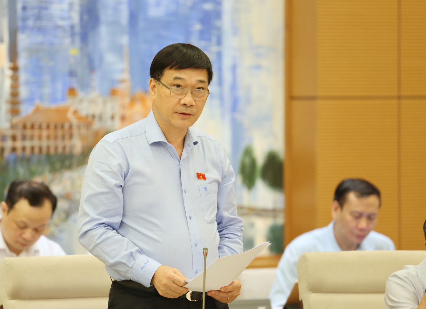 Chủ nhiệm Ủy ban Kinh tế Vũ Hồng Thanh. Ảnh Như Ý