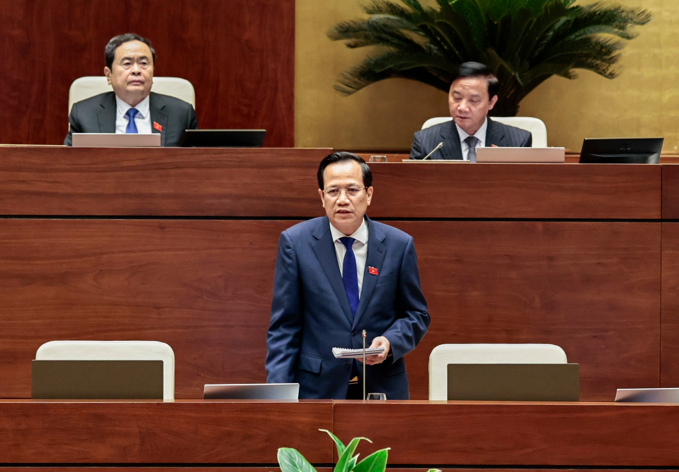 Bộ trưởng LĐ,TB&amp;XH Đào Ngọc Dung. Ảnh: Như Ý