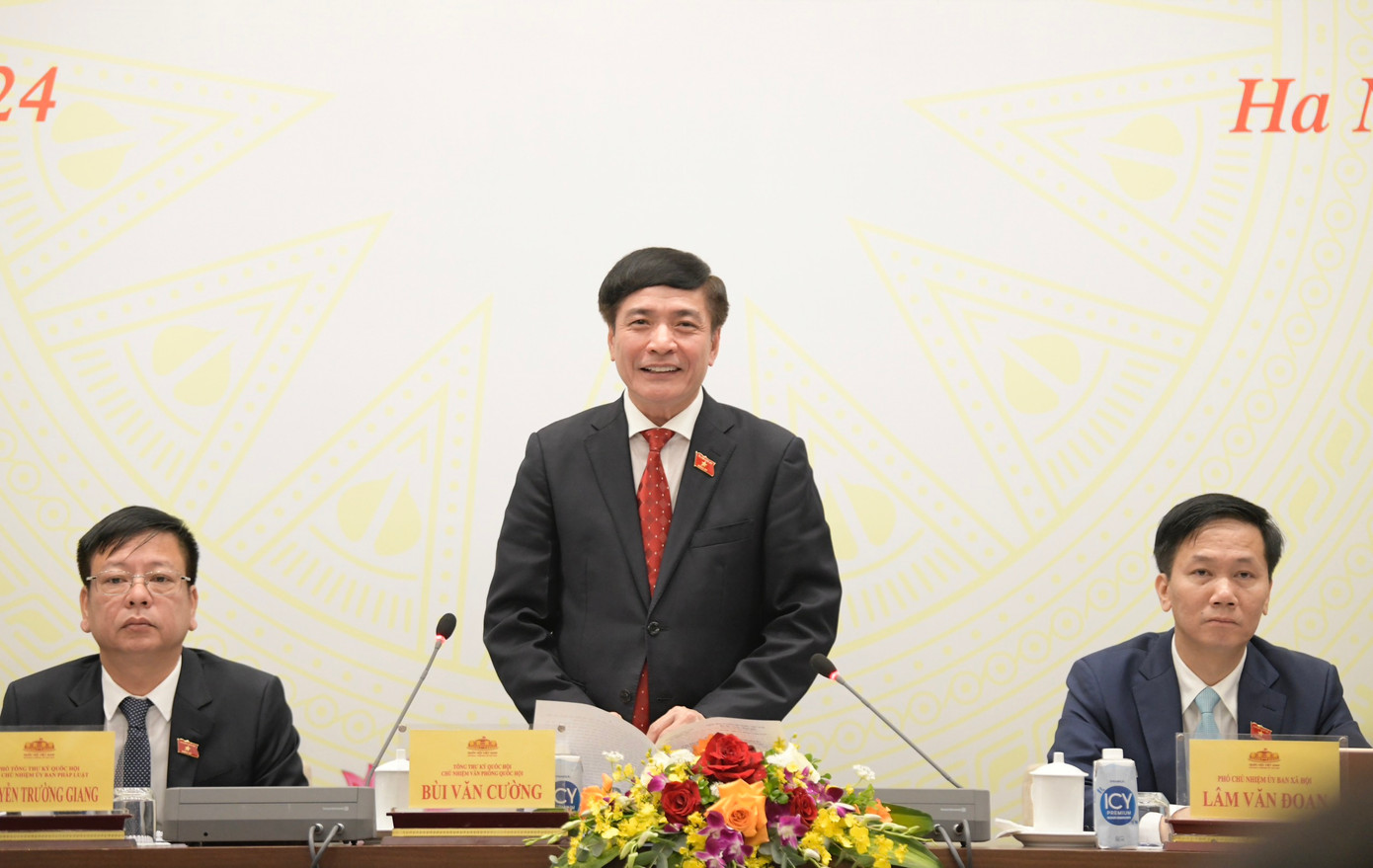 Tổng Thư ký Quốc hội Bùi Văn Cường. Ảnh: Như Ý Tổng Thư ký Quốc hội Bùi Văn Cường. Ảnh: Như Ý