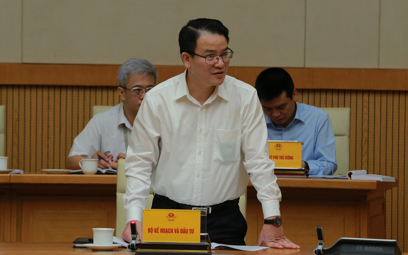 Thứ trưởng Bộ KH&amp;ĐT Trần Quốc Phương. Ảnh: Minh Khôi