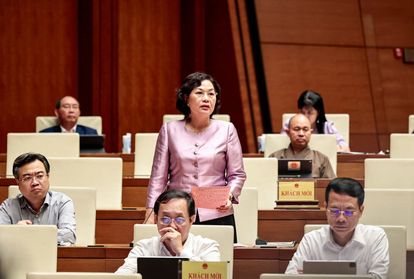 Bà Nguyễn Thị Hồng - Thống đốc Ngân hàng Nhà nước. Ảnh: Như Ý.