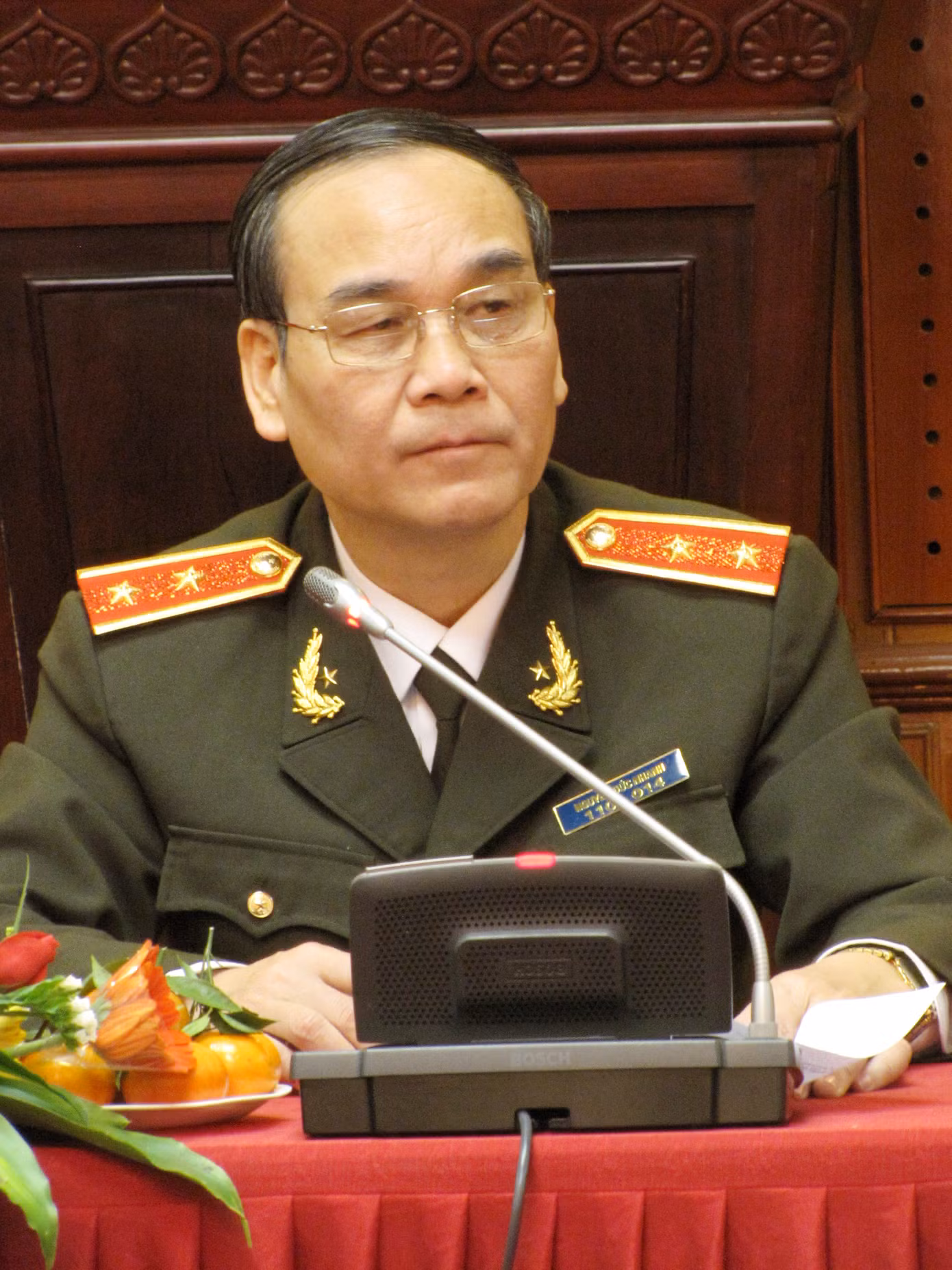 Trung tướng Nguyễn Đức Nhanh - Giám đốc Công an TP Hà Nội. Ảnh: Tuấn Nguyễn