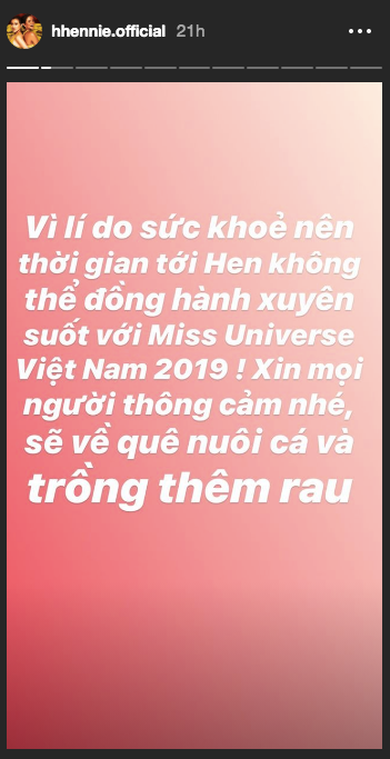 H'Hen Niê bất ngờ thông báo không đồng hành cùng Hoa hậu Hoàn vũ VN 2019 ảnh 1