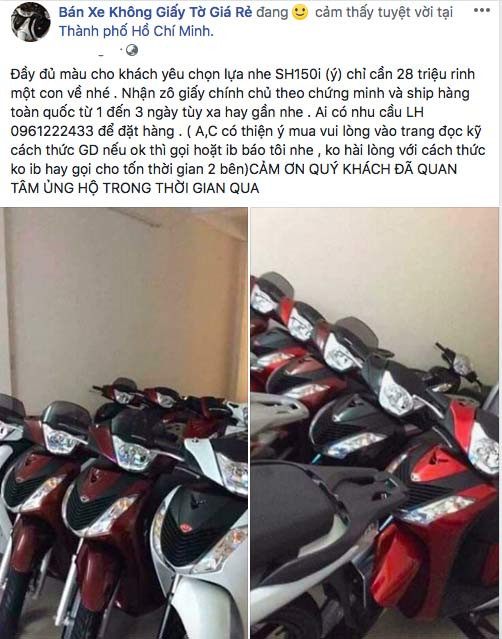 Sự thật kinh hoàng xe SH 30 triệu hậu World Cup ảnh 1