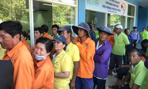 VWS chăm lo sức khỏe người lao động ảnh 1