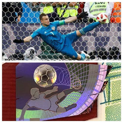 Lạ kỳ đồng rúp dự đoán pha cản phá xuất thần của thủ môn Nga ảnh 1