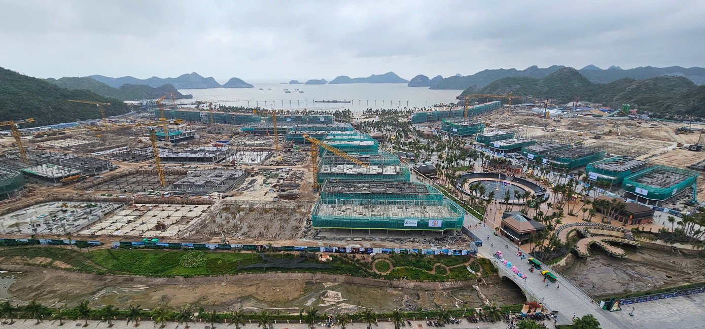 Một góc dự án bất động sản đang mở bán "hút" nhà đầu tư phía Bắc.