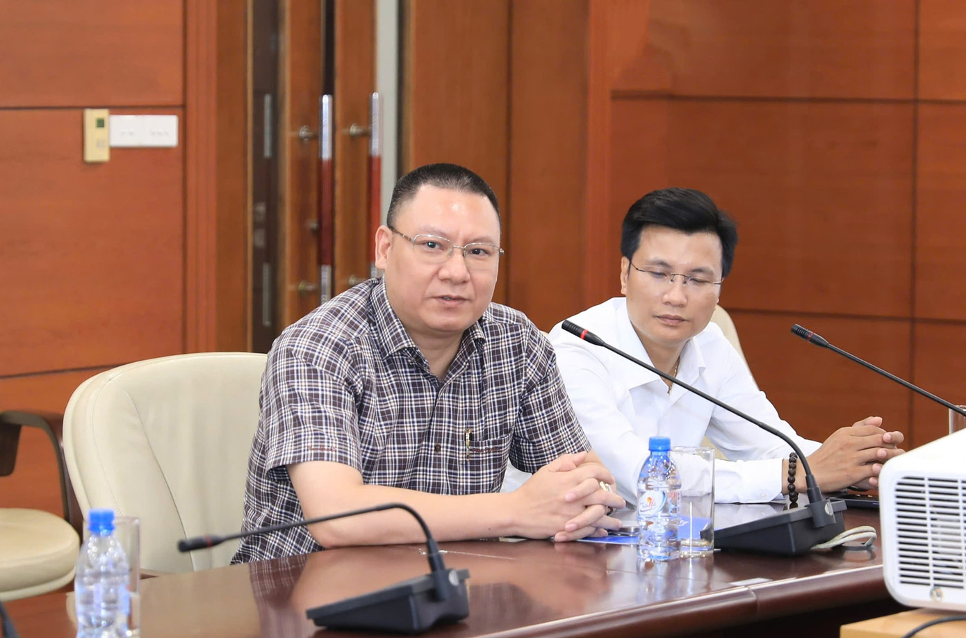 Ông Nguyễn Văn Mạnh - Tổng Giám đốc Công ty CP Xây dựng và thương mại nhà Hà Nội.