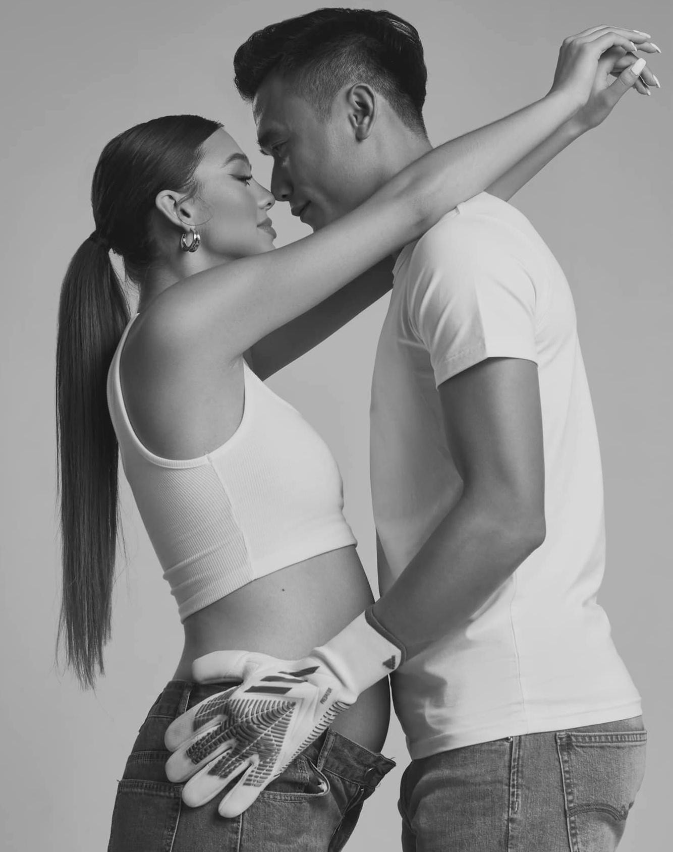 Bùi Tiến Dũng và vợ