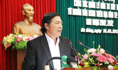 Ông Nguyễn Bá Thanh phát biểu tại hội nghị. Ảnh: Nguyễn Huy