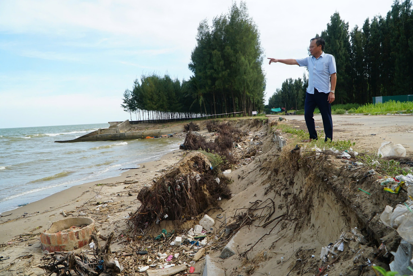 Tình trạng xâm thực diễn biến phức tạp hơn trong thời gian gần đây