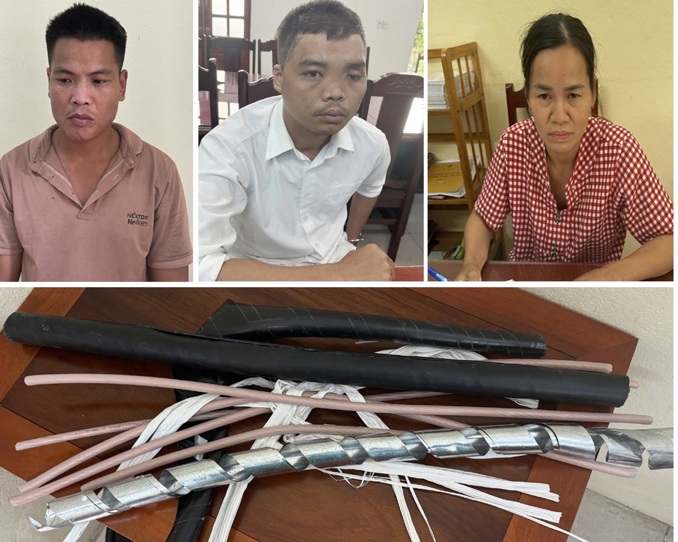 Các đối tượng và tang vật Các đối tượng và tang vật