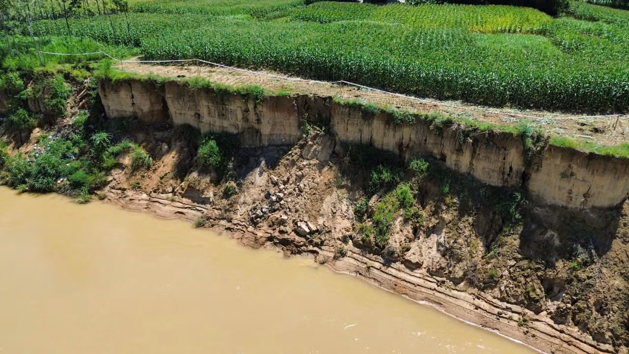 Tình trạng sạt lở từng xảy ra trước đó