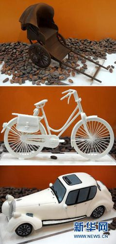 Những tác phẩm bằng sô - cô - la như thật.