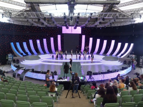 Sân khấu đêm chung kết cuộc thi Hoa hậu siêu quốc gia 2011