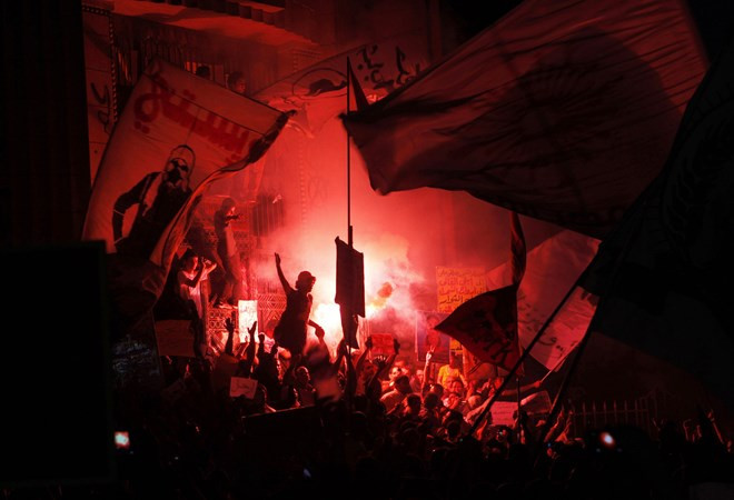 Một cuộc biểu tình chống chính phủ ở Ai Cập. (Nguồn: AP)