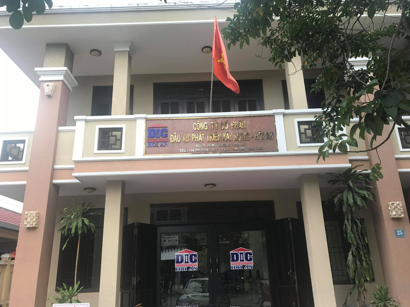 Trụ sở Công ty CP Đầu tư phát triển xây dựng Hội An tại tỉnh Quảng Nam.