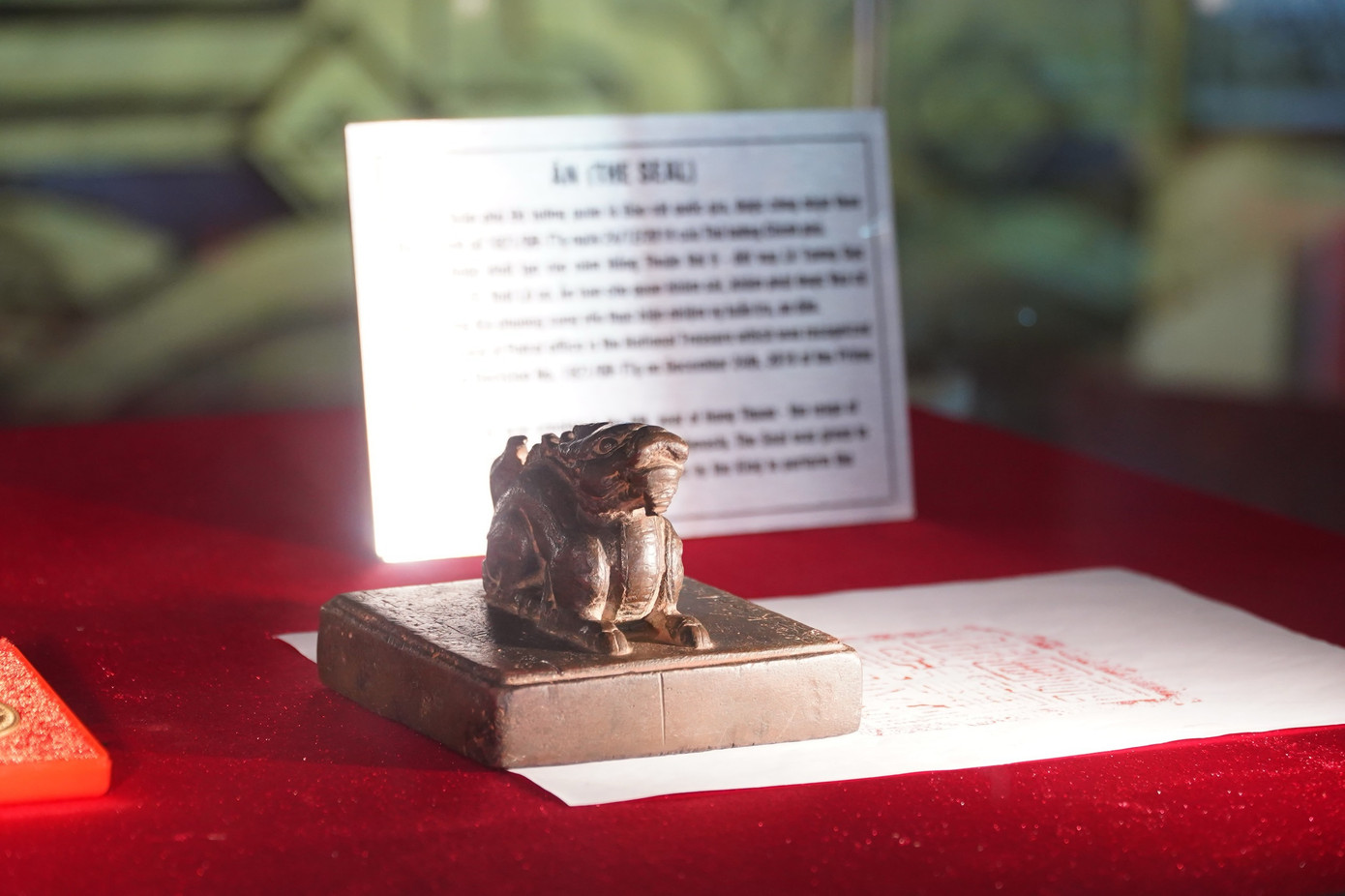 Đây là Bảo vật quốc gia duy nhất và đầu tiên của Quảng Bình. Đây là Bảo vật quốc gia duy nhất và đầu tiên của Quảng Bình.