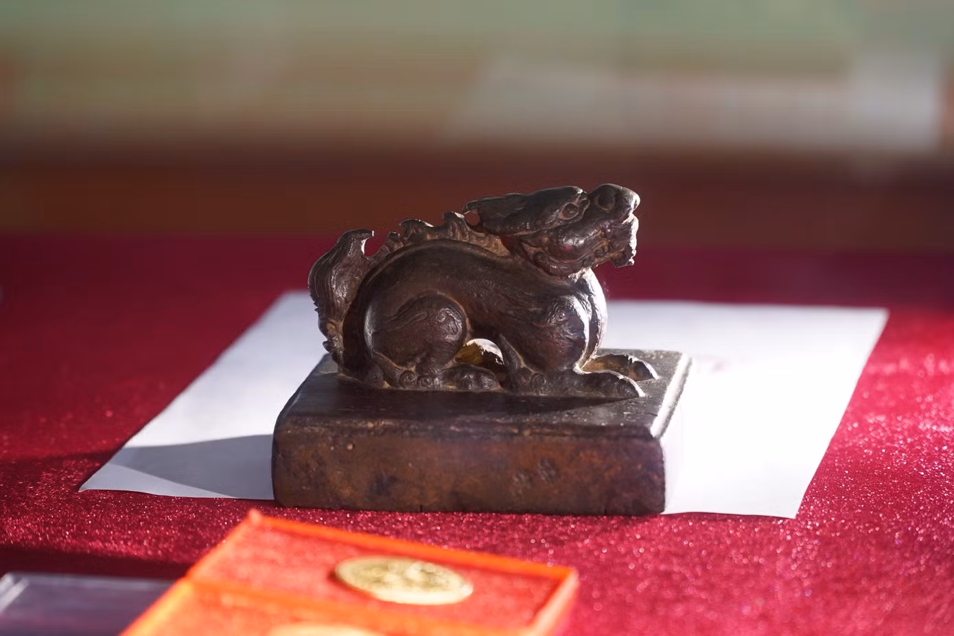 Cận cảnh chiếc ấn Bảo vật quốc gia.